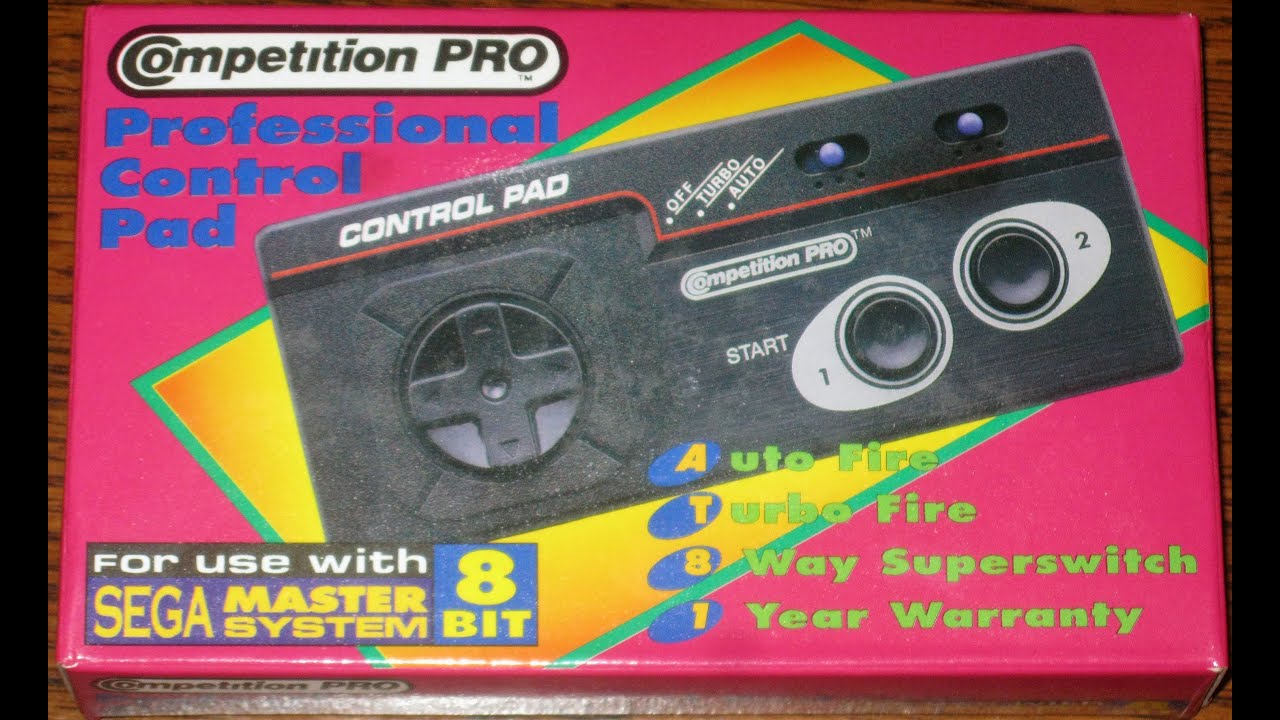 The Controller Chronicles - Competiton Pro Professional Control Pad Review (Master System)
