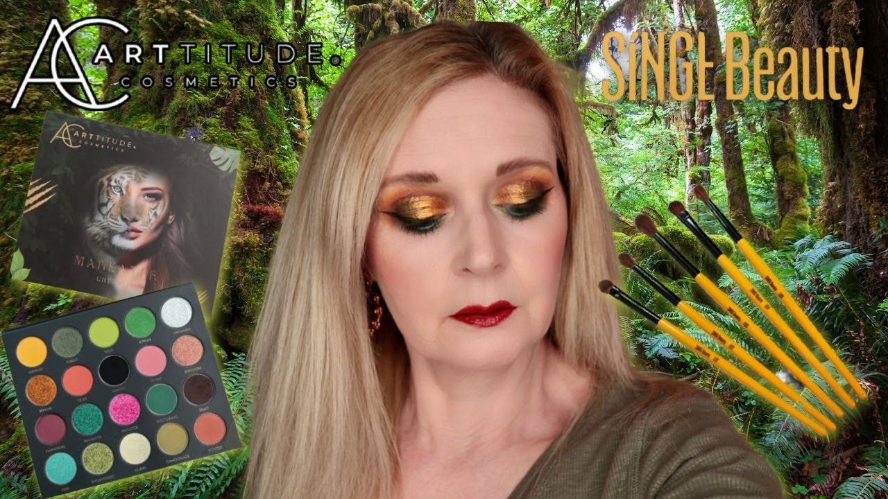 *NEW* ARTTITUDE COSMETICS Maneater Untamed & SINGE BEAUTY Brushes