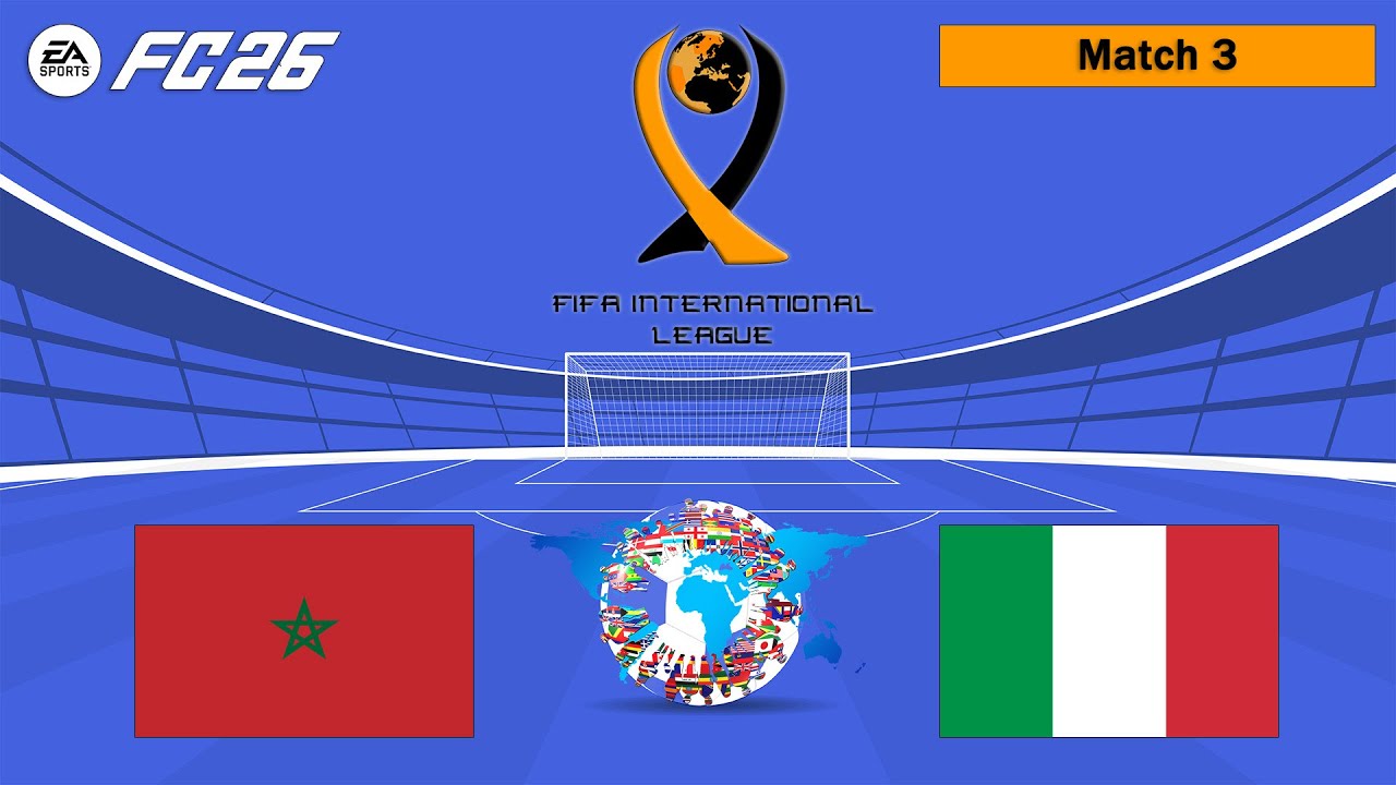 FC 26 – INTERNATIONAL LEAGUE – 3°Giornata MAROCCO 🆚 ITALIA