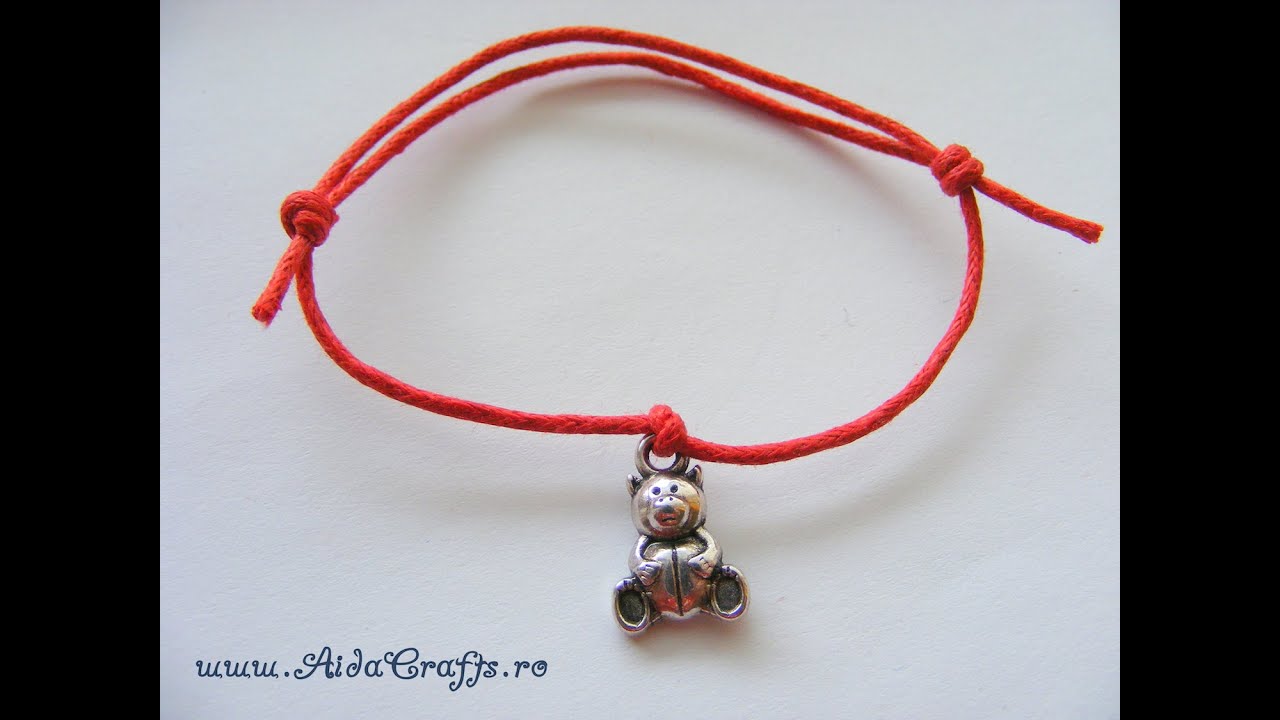 DIY ✿ Handmade ✿ Charm Bracelet ✿ Bratara Charm ✿ AidaCrafts