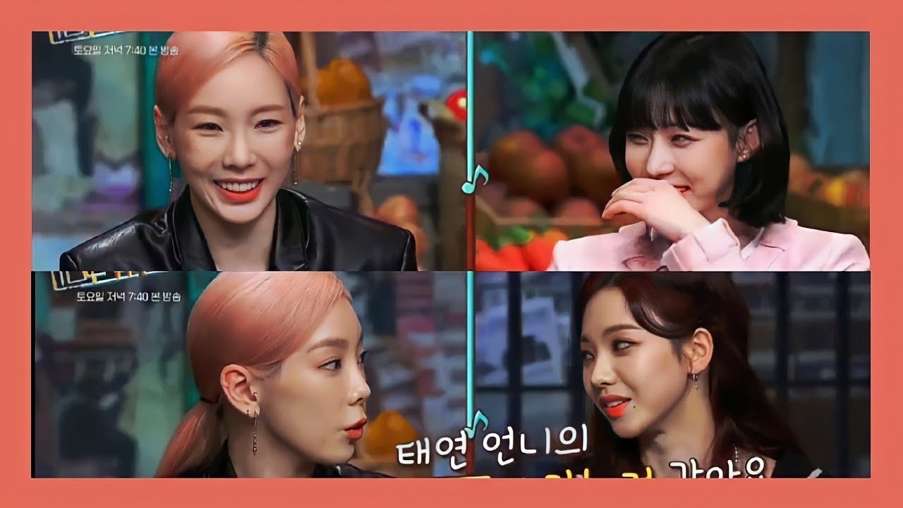 Taeyeon With AESPA's Winter And Karina