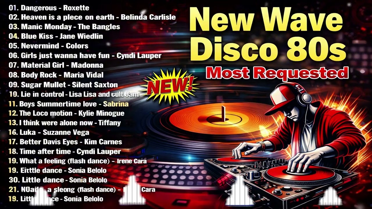 New Nonsstop Most Requested New Wave Disco 80s Nonstop Remix