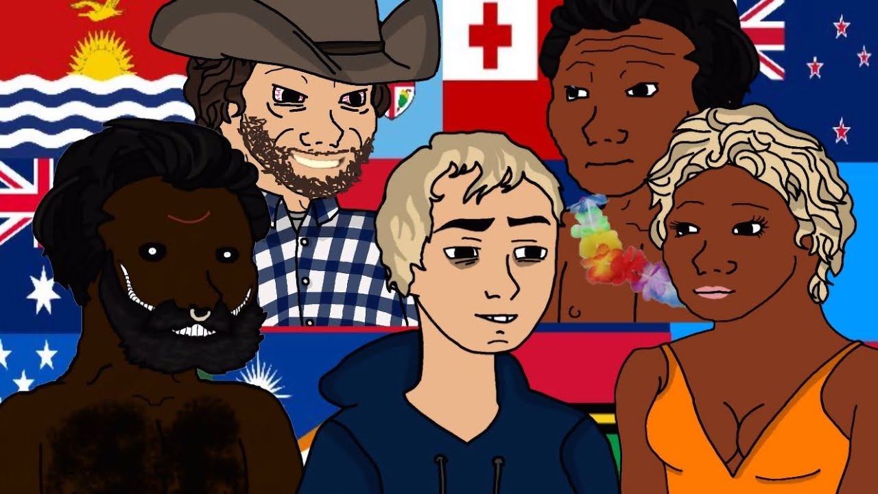 Oceanian Countries be like