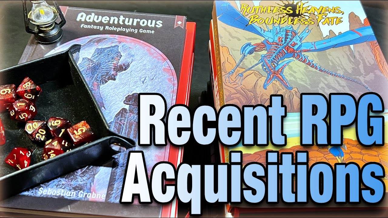 Recent RPG Acquisitions (Solo and traditional RPG show and tell)