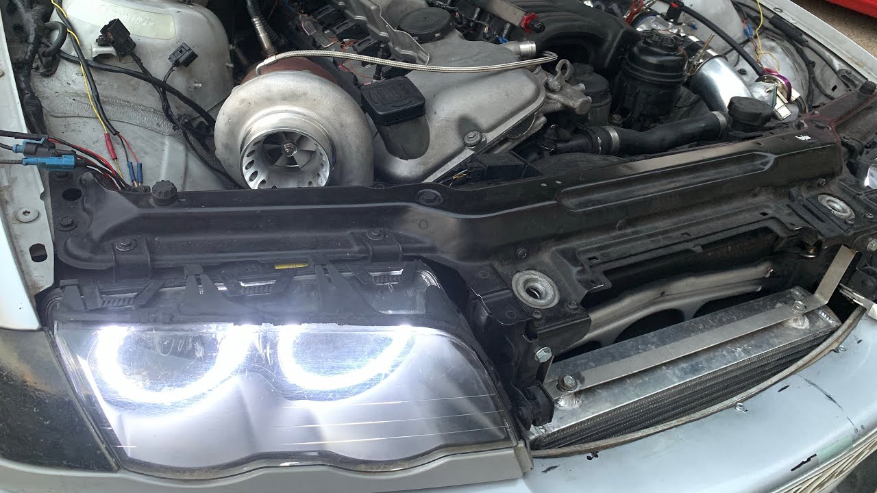 Nightmare CX Racing Turbo E46 Runs! Sounds Awesome!