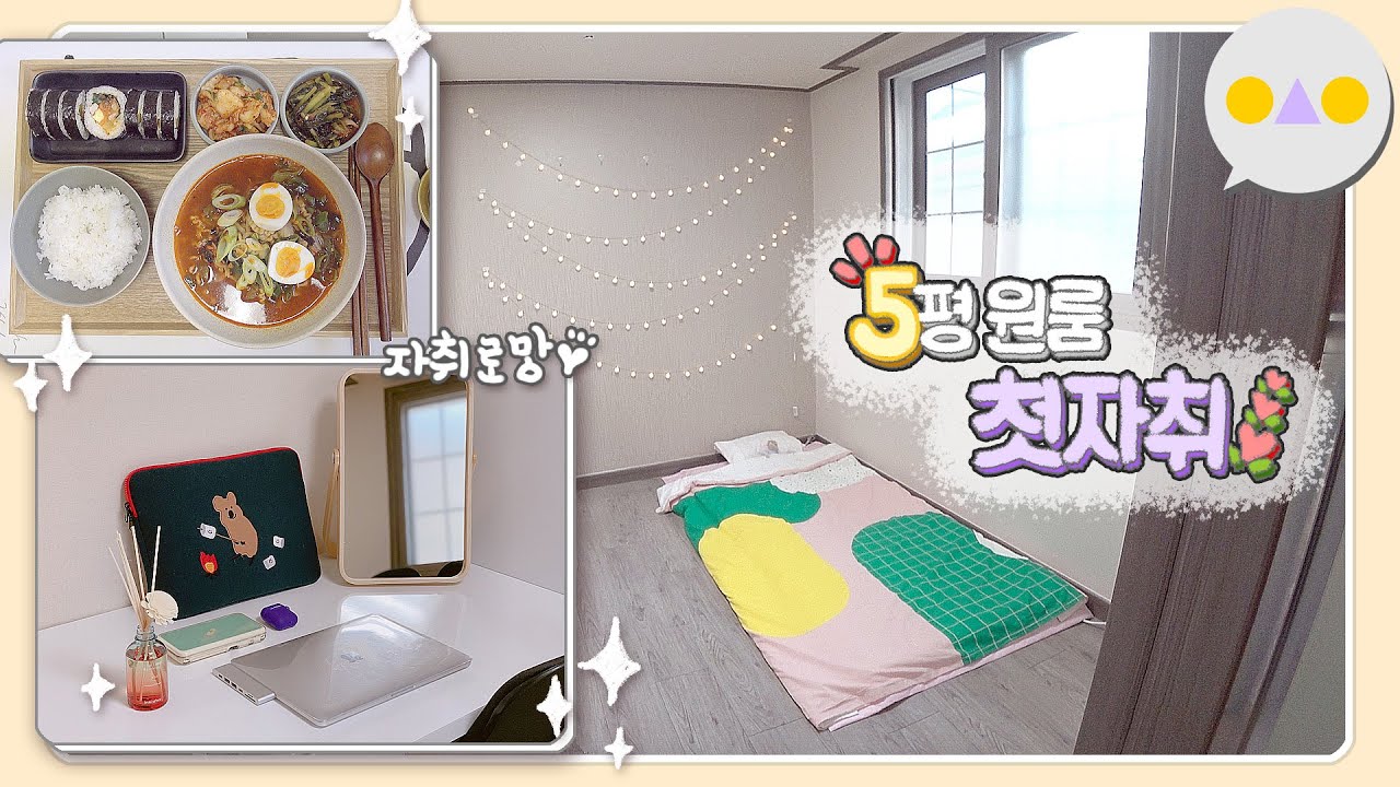 {이승인} 첫 자취 생필품 초기비용은 얼마? #자취필수템추천 #5평원룸