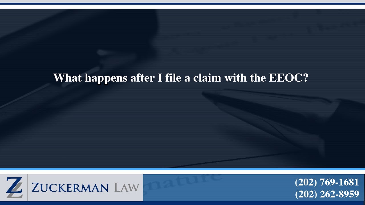 What happens after I file a claim with the EEOC?