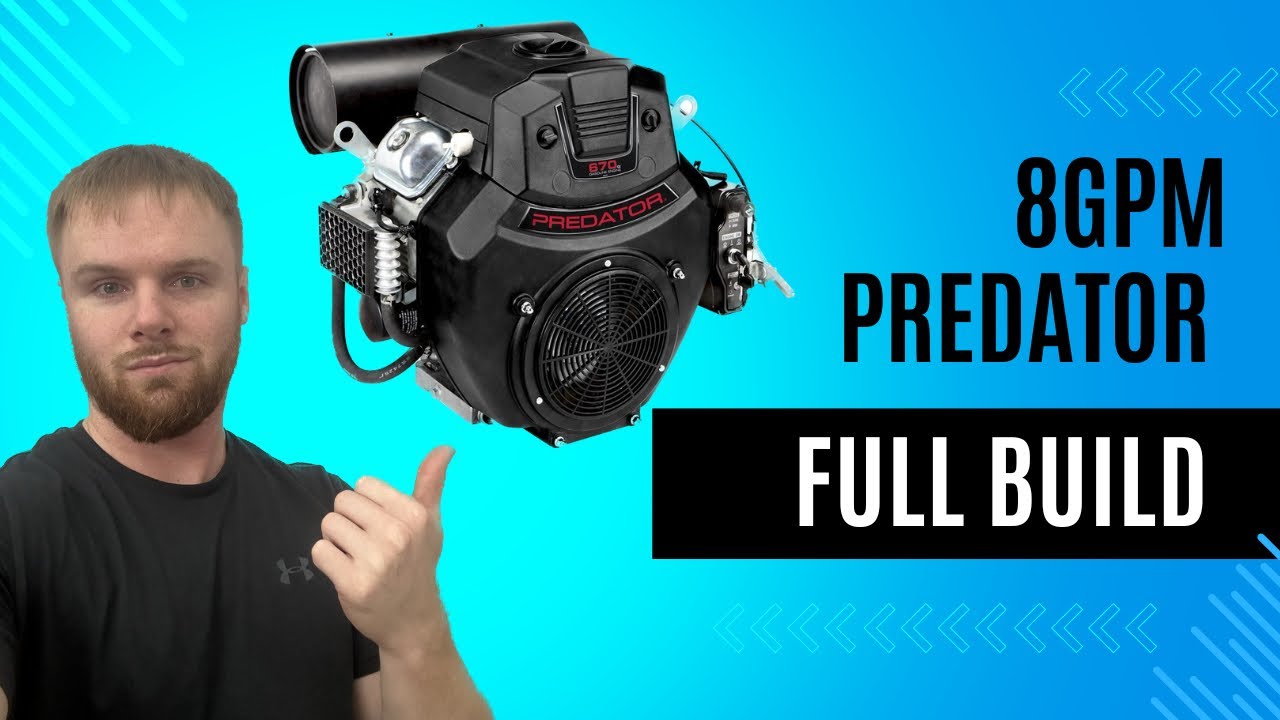 8GPM Predator 670 Pressure Washer Build + Parts List