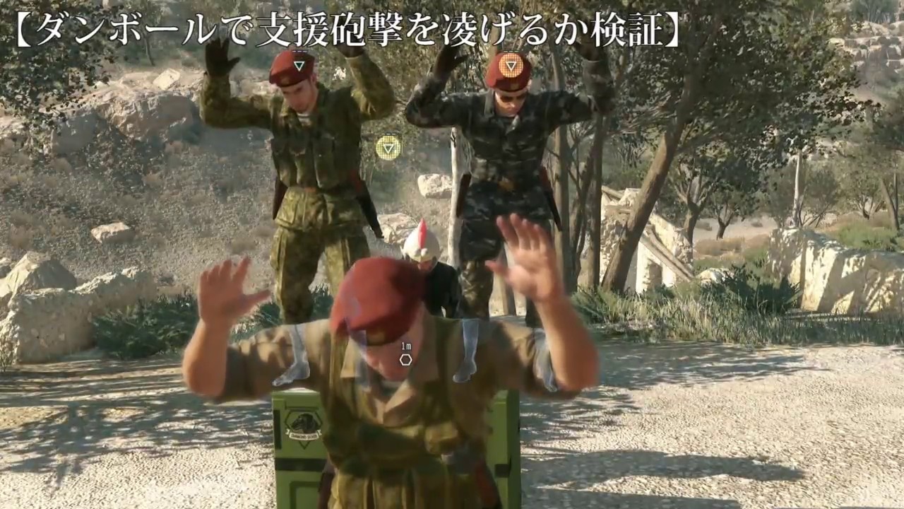 【MGSV:TPP】簡易ピタゴラスイッチ  鋼鉄の鉄騎兵団【Simple Rube Goldberg machine】