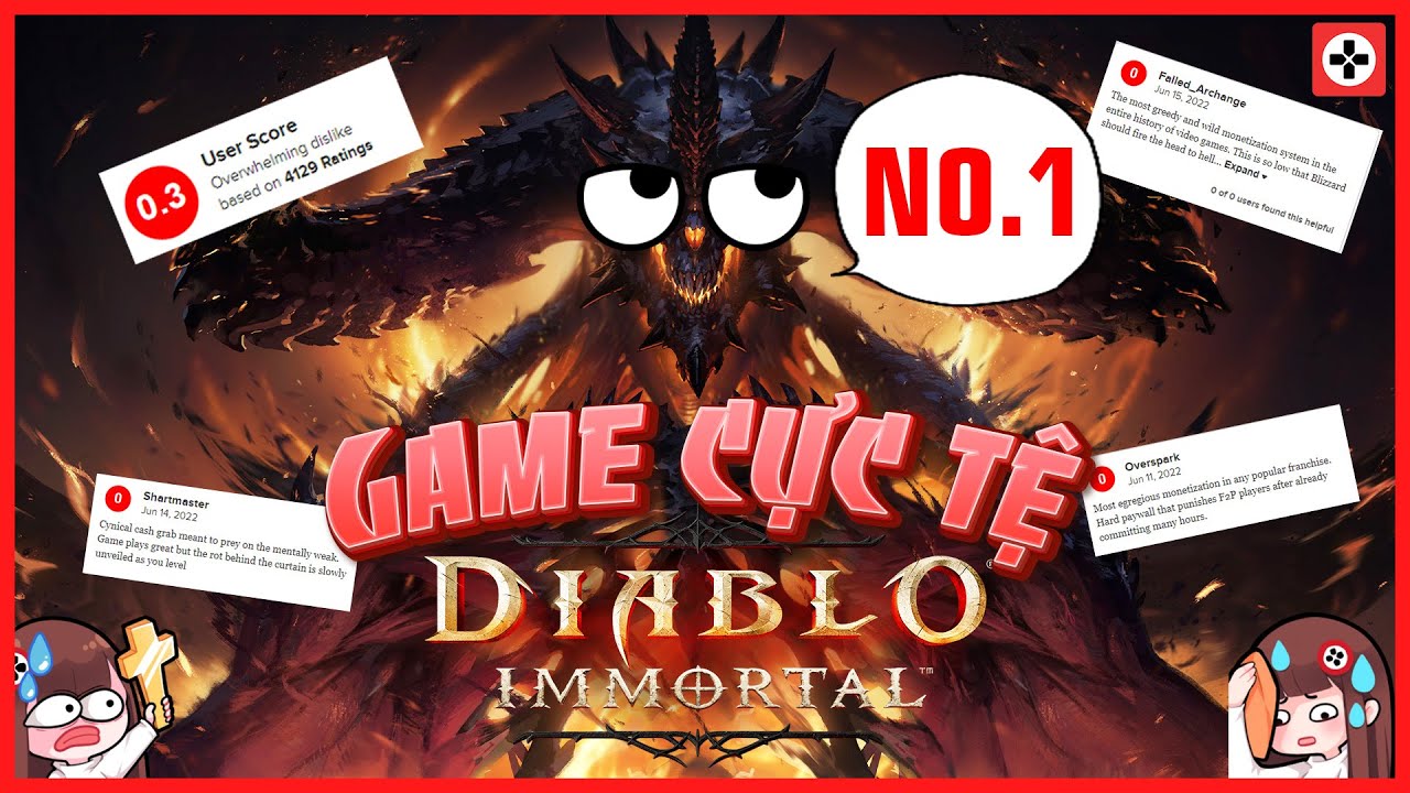 Tôi trả tiền cho Blizzard để làm video này | DIABLO IMMORTAL| Game Cực Hay??