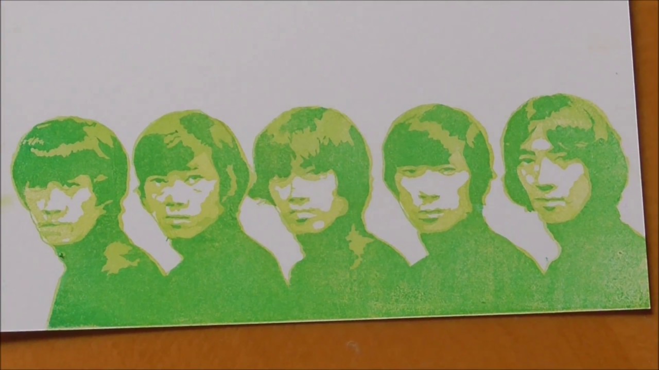 DIYタイガーズ沢田研二を消しゴムはんこで彫ってみた amazing timelapse rubber carving stamp