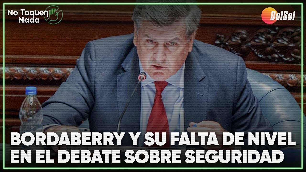 #NoToquenNada | Bordaberry y su falta de nivel en el debate sobre seguridad