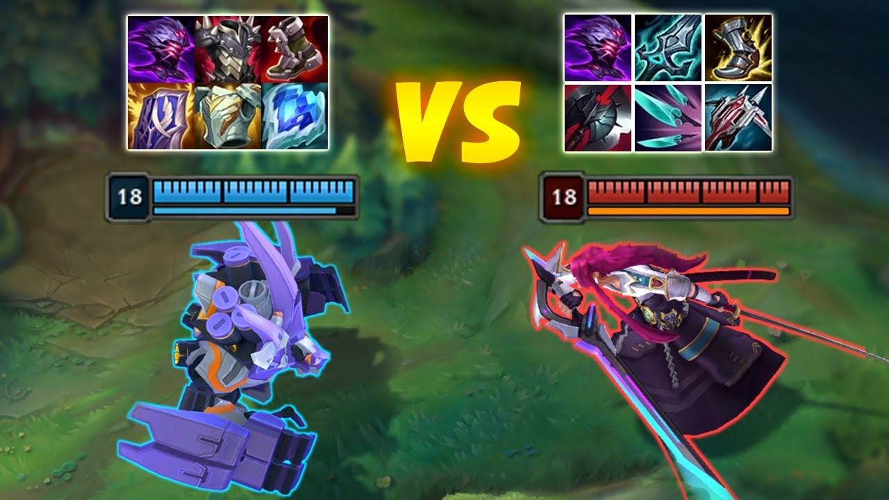 Jak'Sho YONE vs Full Armor MALPHITE Fights (League of Legends)