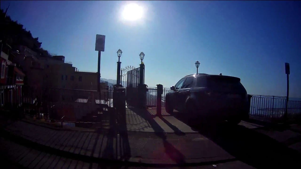 Driving the Amalfi Coast - Ravello to Salerno - Crosstour dash camera