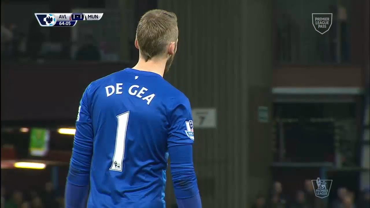 David De Gea Vs. Aston Villa 14-15 [Away] [HD 720p]