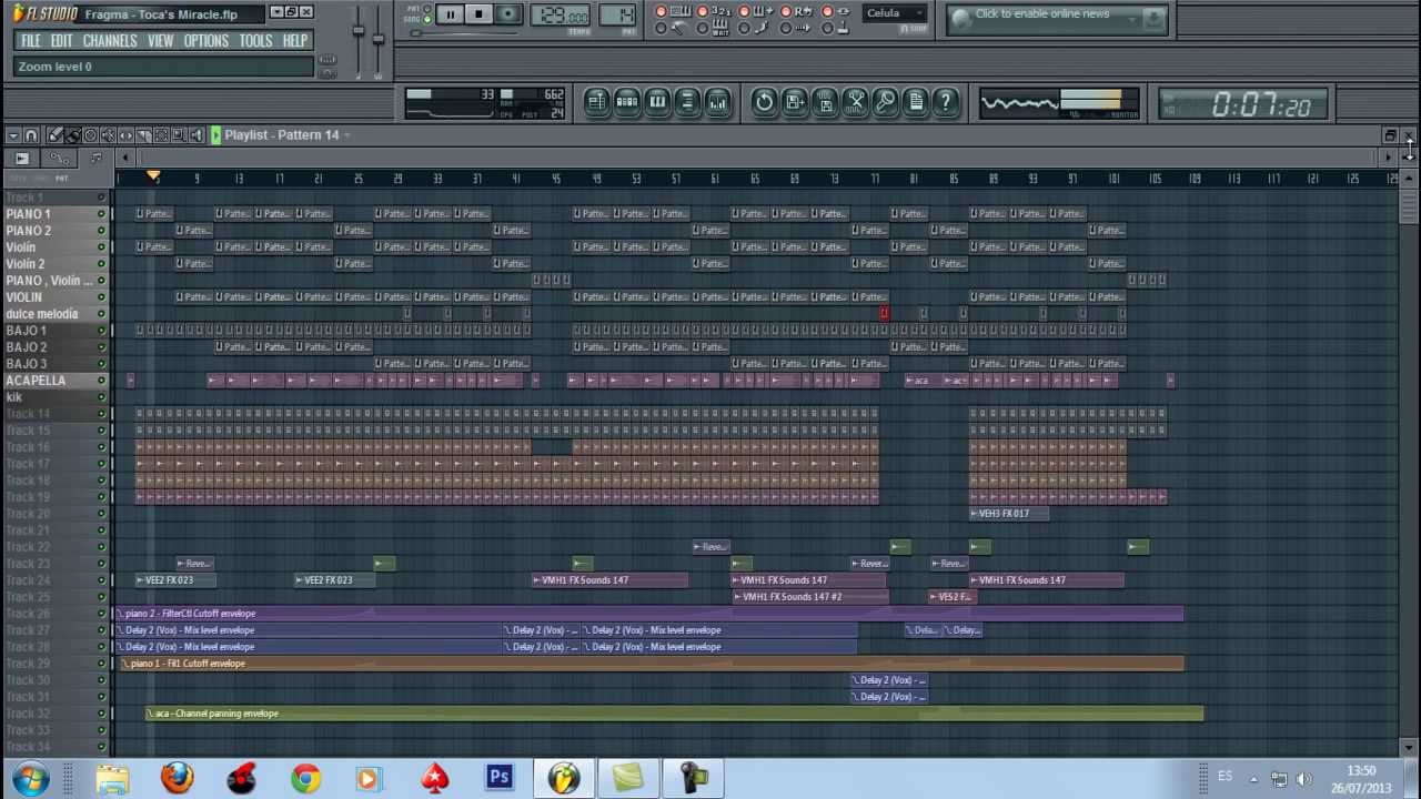 Fragma - Toca's Miracle 2008 Inpetto ( FL STUDIO )