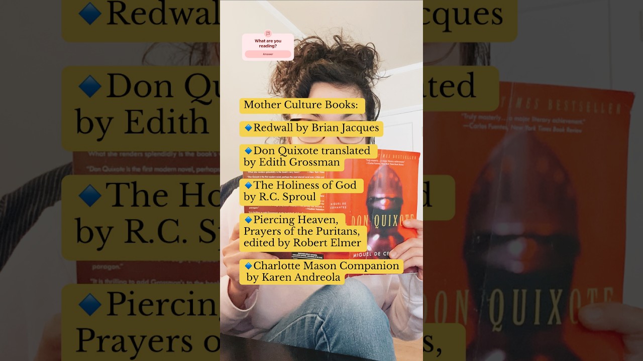 My mother culture booklist for this month.  #motherculturebooks #readinglist #charlottemason