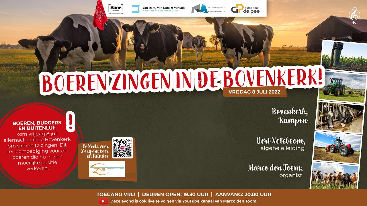 Boeren zingen in de Bovenkerk