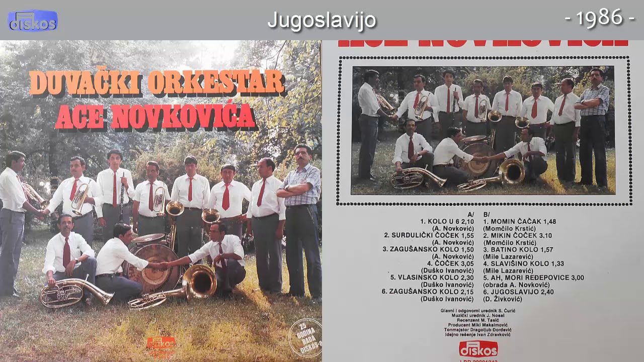 Duvacki Orkestar Ace Novkovica - Jugoslavijo - (Audio 1986)