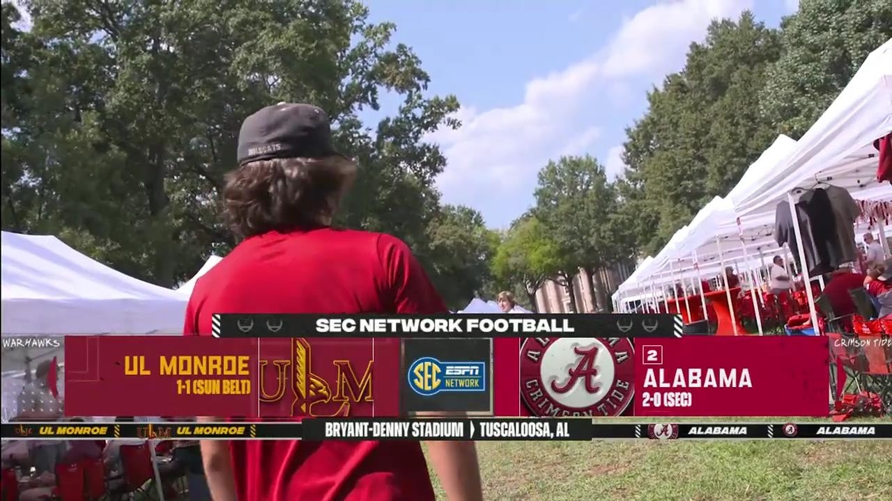 ULM at #2 Alabama Week 3 2022 | Full Game 720p60fps
