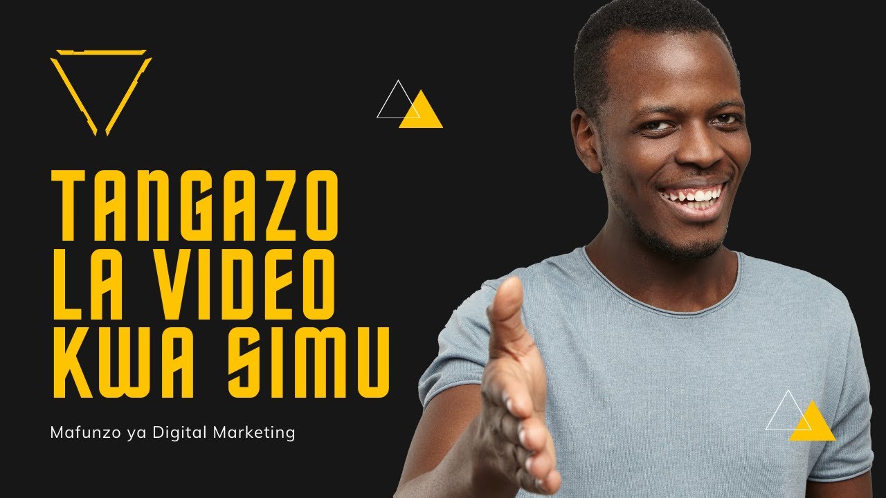 TENGENEZA TANGAZO LA KIBIASHARA LA VIDEO KWA SIMU   CANVA