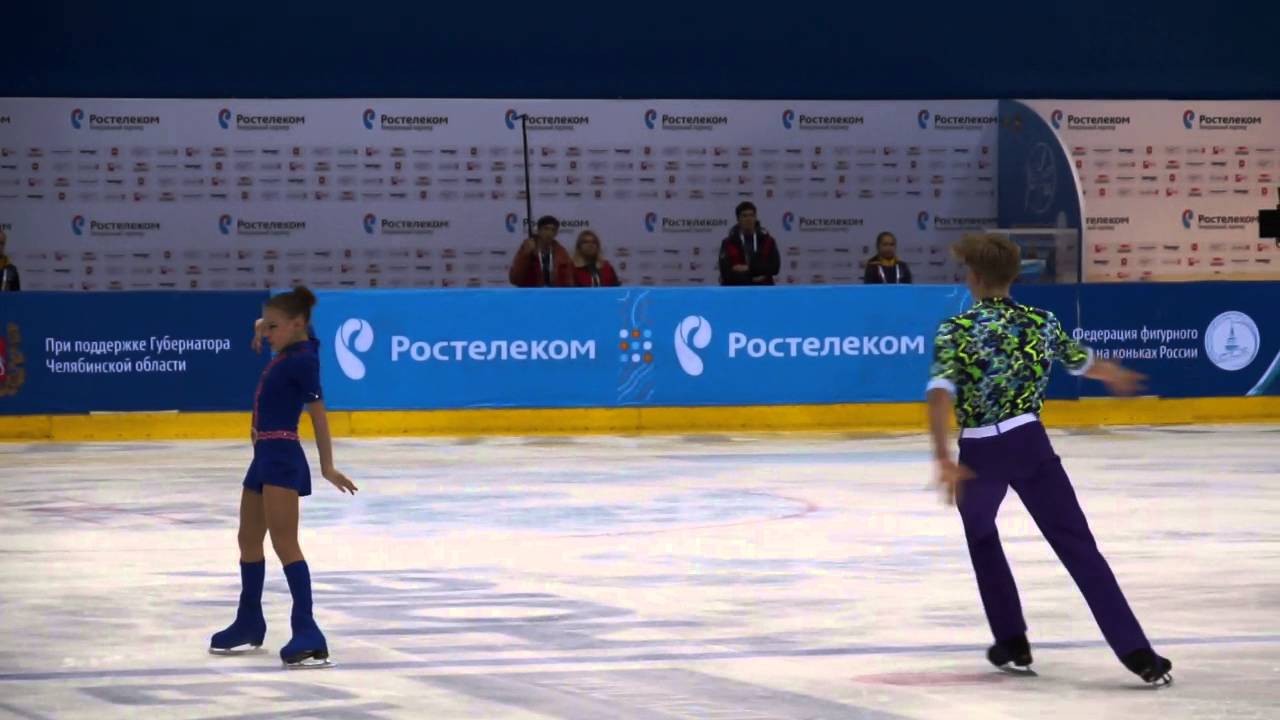Первенство России среди юниоров 2016  Парное катание  ПП 5 Альбина СОКУР  Роман ПЛЕШКОВ МОС