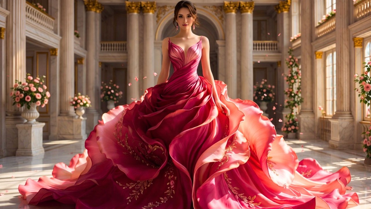 12 Birth Flower Dresses 🌹✨ Princess Fashion Show