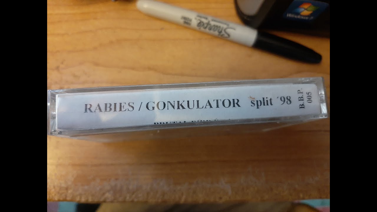 Rabies - Gonkulator Split Tape 1998 |  Grindcore from The Czech Reublic & Black Noise from USA