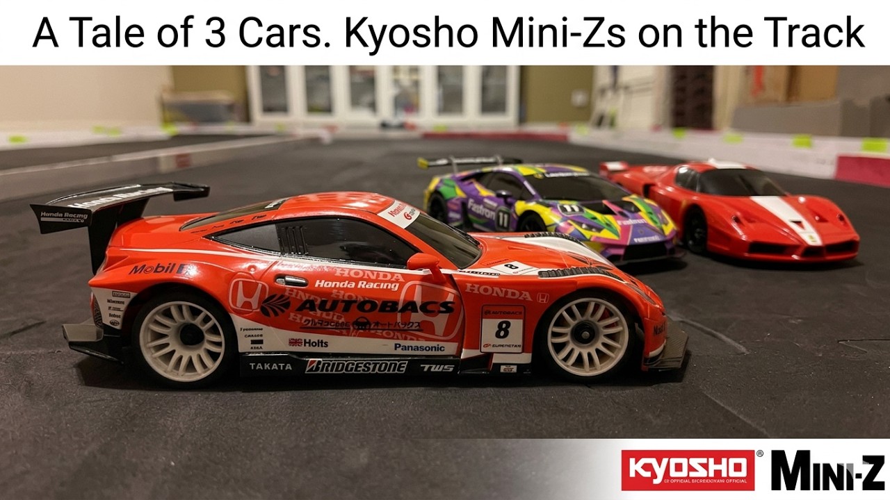 A Tale of 3 Cars - Kyosho Mini-Zs on the Track