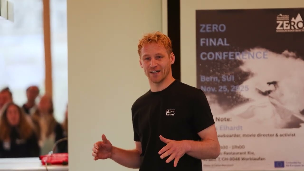 Elias Elhardt Keynote – Rethinking Snowboarding & Sustainability | ZERO Final Conference