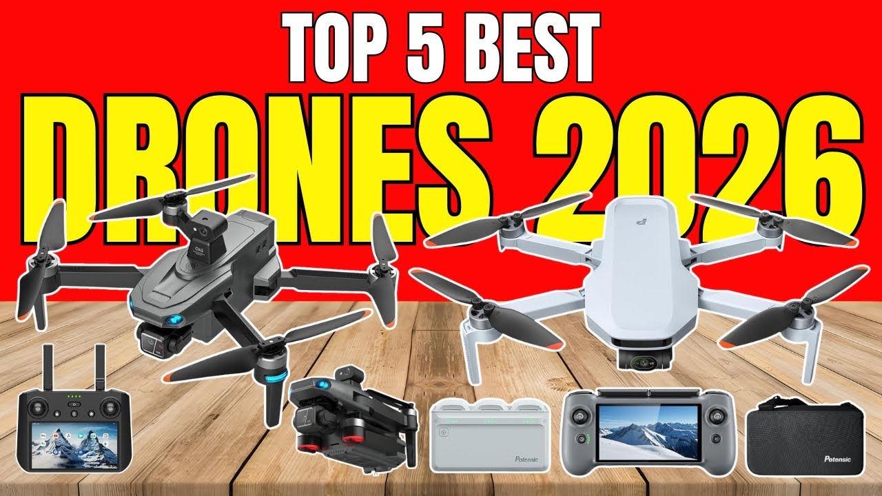 Top 5 Best Drone on Amazon 2026 | 4K & 8K Camera Drones Under 249g