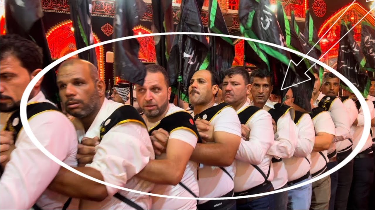😮😮شاهد اصار بدخوليه موكب بني عامر/ دخول موكب بني عامراكثرمن 30الف زائر الى منطقه مابين الحرميين