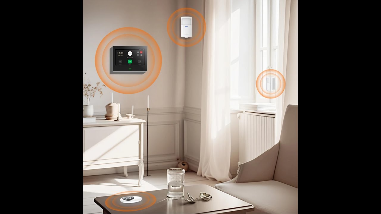 Zestaw alarmowy Tuya Smart 4G LTE - dodawanie czujników