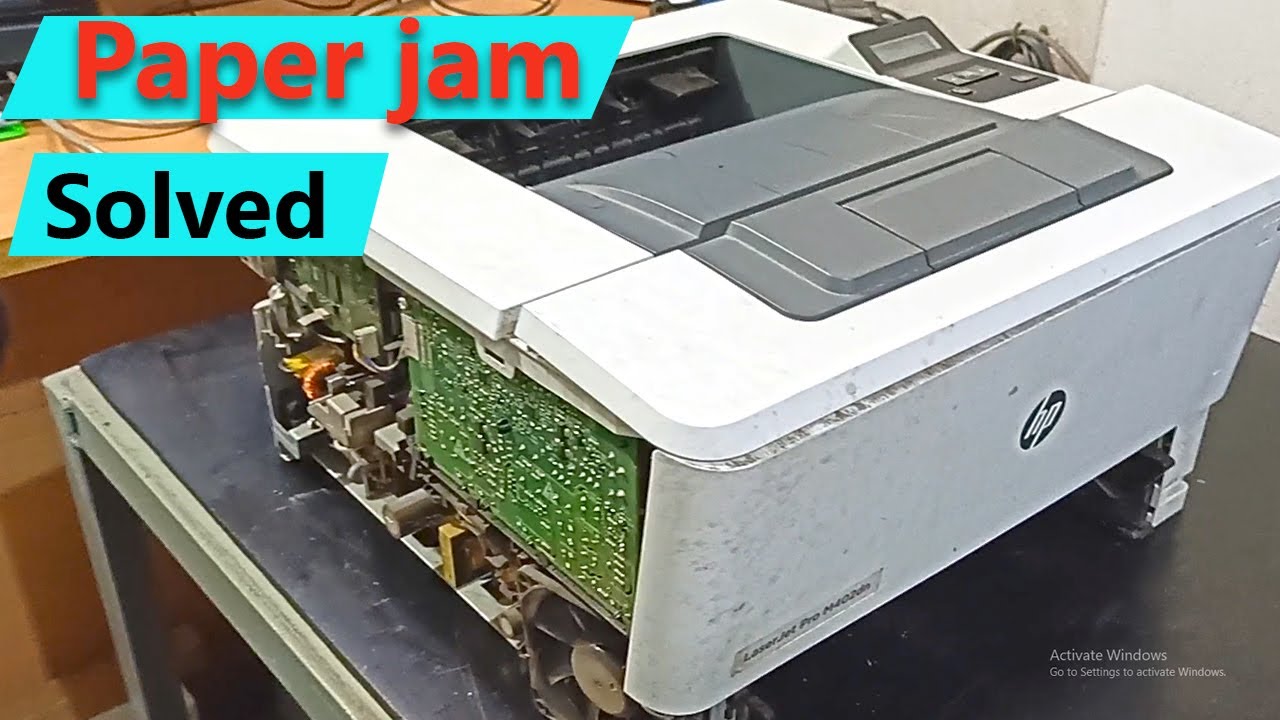 Paper jam problem hp 402 printer || cartridge area of printer
