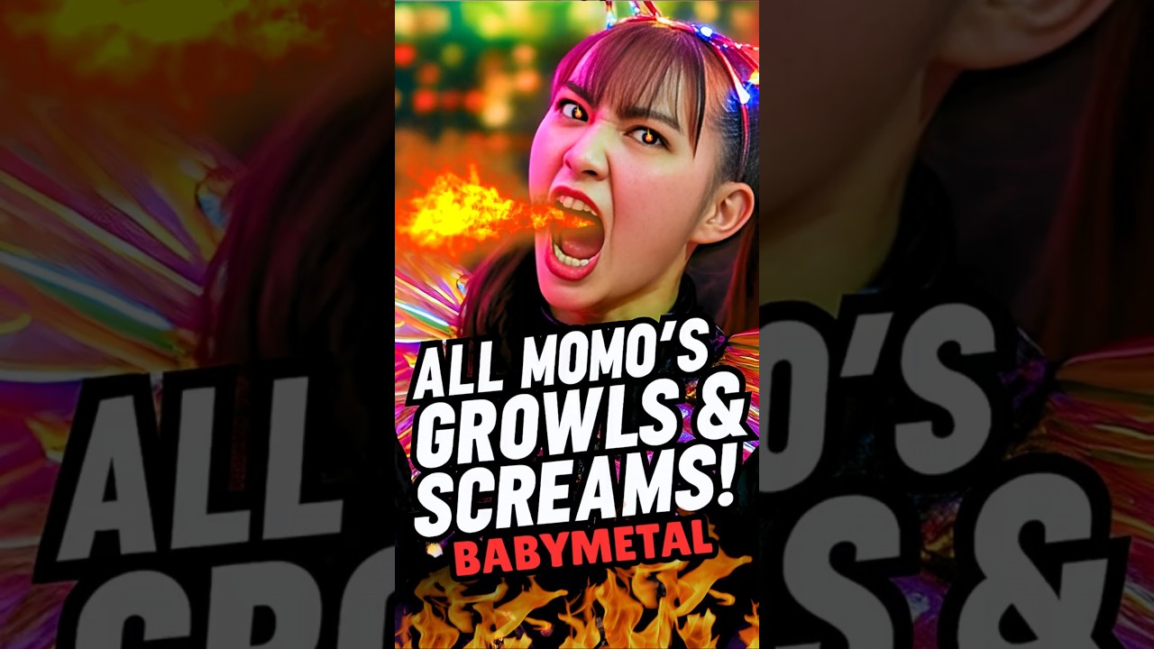 ALL MOMOMETAL GROWLS & SCREAMS #babymetal #jmetal #momobanger #heavymetal #momometal #moametal #jpop