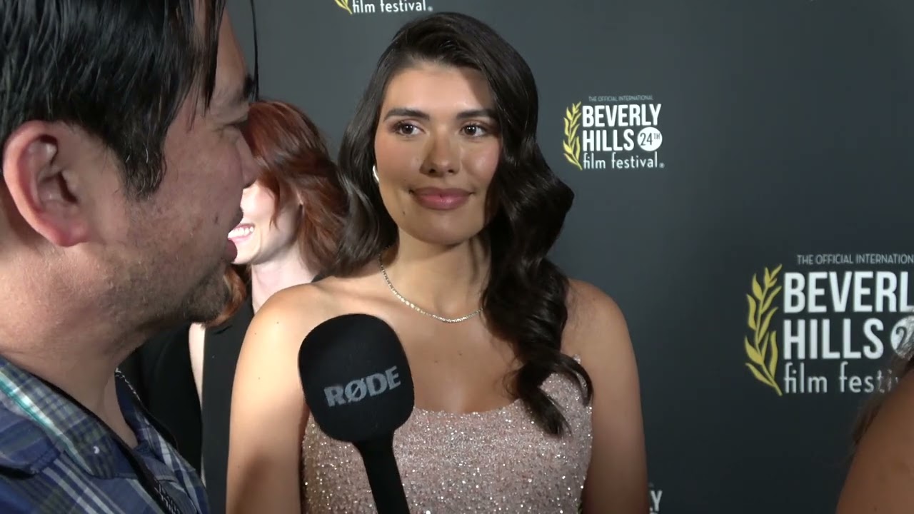 Sophia del Rio Carpet Interview at Beverly Hills Film Festival 2024