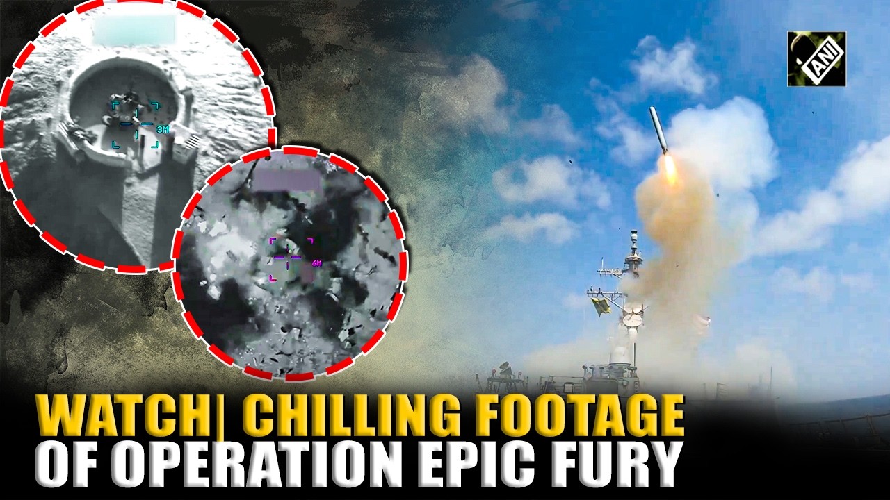 U.S. Central Command releases chilling footage of Operation Epic Fury | Iran | Israel-US
