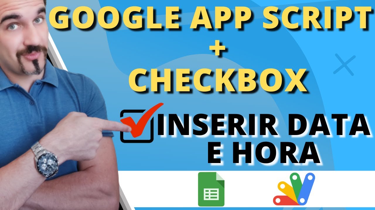 🕑DATA e HORA AUTOMÁTICO ao CLICAR NO CHECKBOX [ Google App Script ] | Planilhas Google