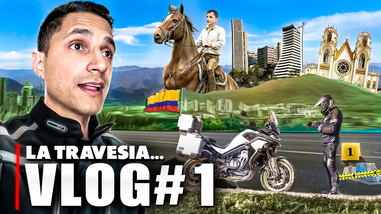 ACCIDENTE EN CARRETERA Dia #1 Med - Bogota | Motovlog | El Muñe
