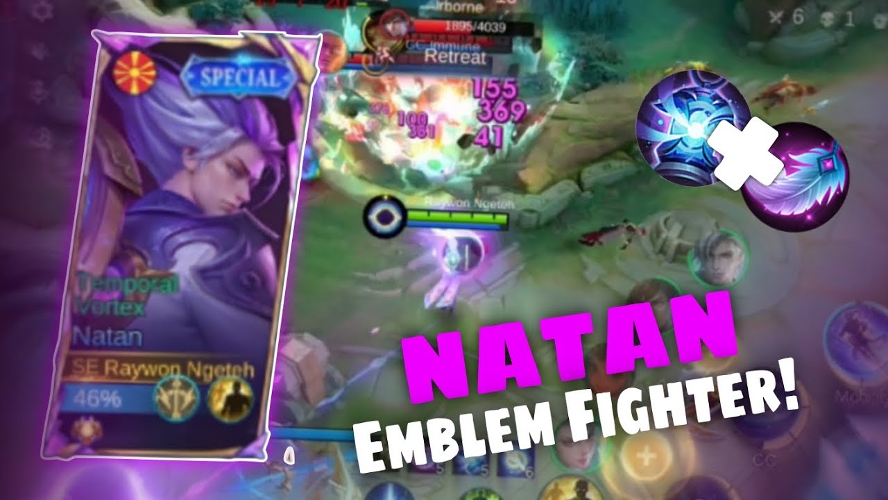 Natan Emblem Fighter?! | Mobile Legends: Bang Bang