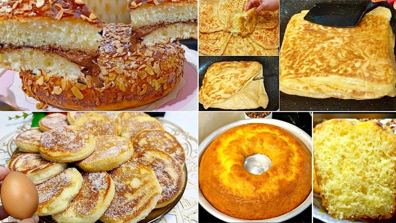 بالقليل حضري الكثير👌طبيله كوتي متنوعه 4اقتراحات ديال تحمر الوجة☺️ كيكة بريوش بغرير المسمن