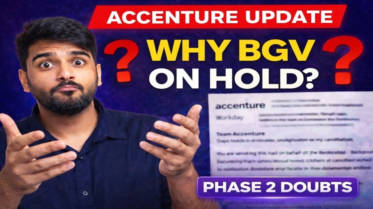 Why Accenture BGV Is On Hold? Phase 2 Candidates Must Watch