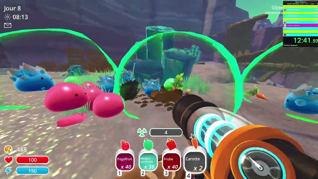 20:25 slime rancher speedrun ANY% glitchless [record personel]