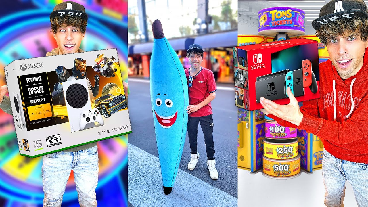 Winning Major Prizes at Arcades & Carnivals - EPIC Compilation