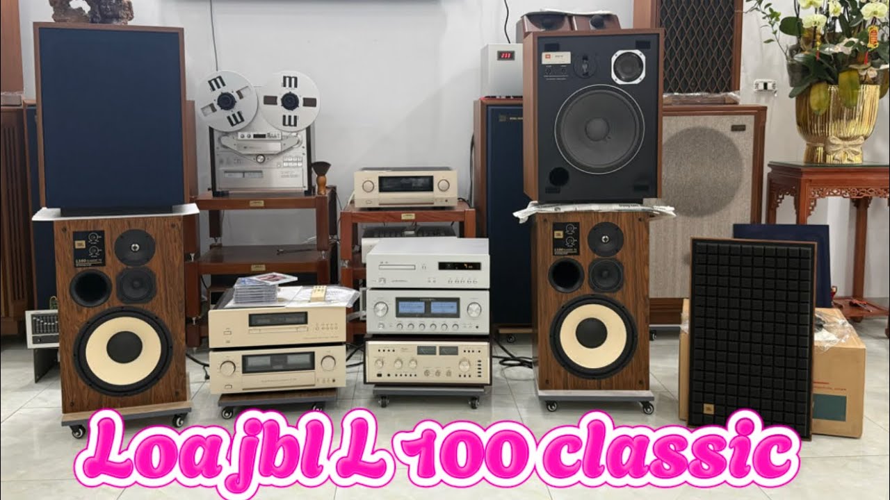 Âm Ly Luxman 505 Ux Markii | Đầu Cd Luxman D 05 | Loa Jbl L100 Classic | Jbl L 65 | Acuphase 303 X