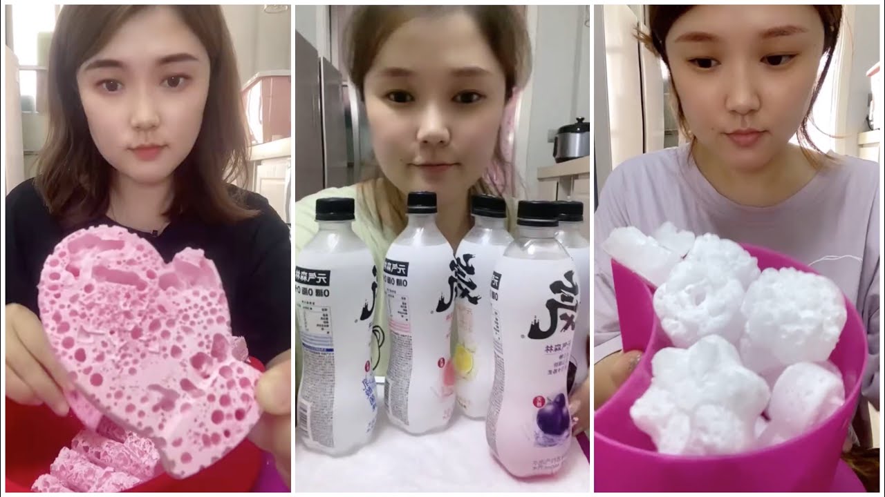CARBONATED ICE TUTORIAL & EATING(BITES ONLY)