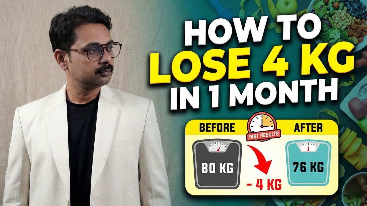 How to Lose 4 KG in 1 Month Naturally | Safe Weight Loss Plan That Works