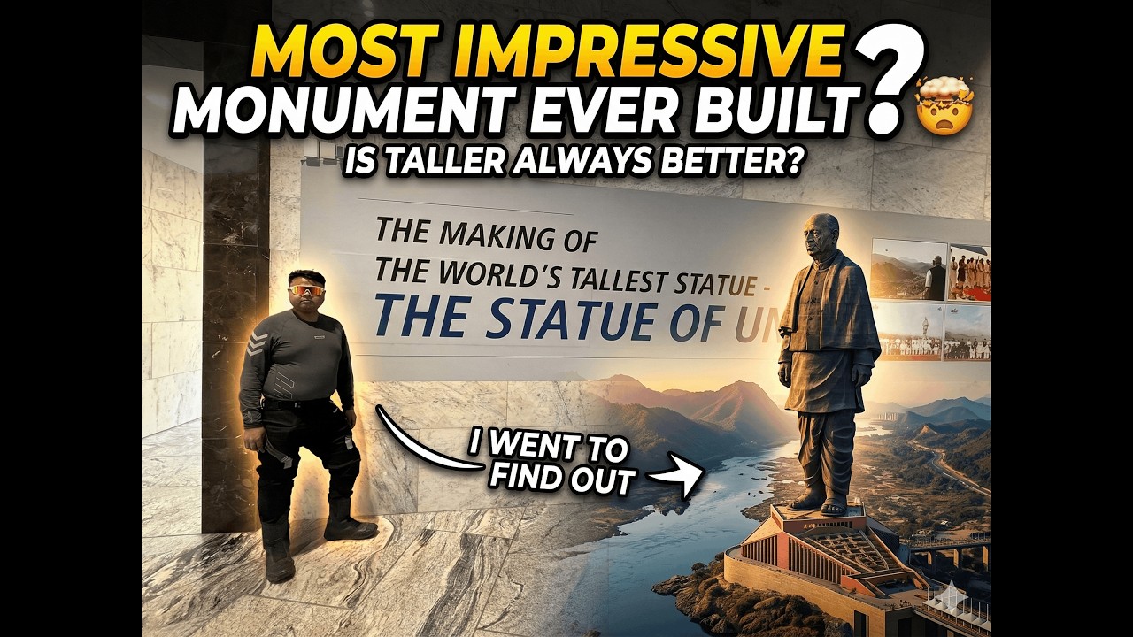The Statue of Unity SHOCKED Me | Here's WhyIs the Statue of Unity the Most IMPRESSIVE Monument Ever
