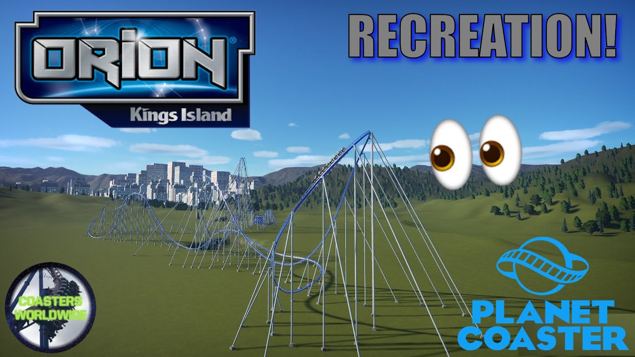 Orion at Kings Island POV RECREATION (Planet Coaster Builds)