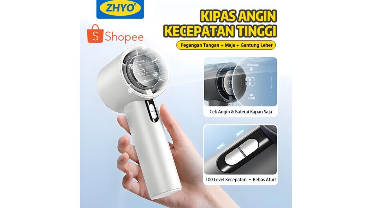 Kipas Angin Turbo Mini Portabel
